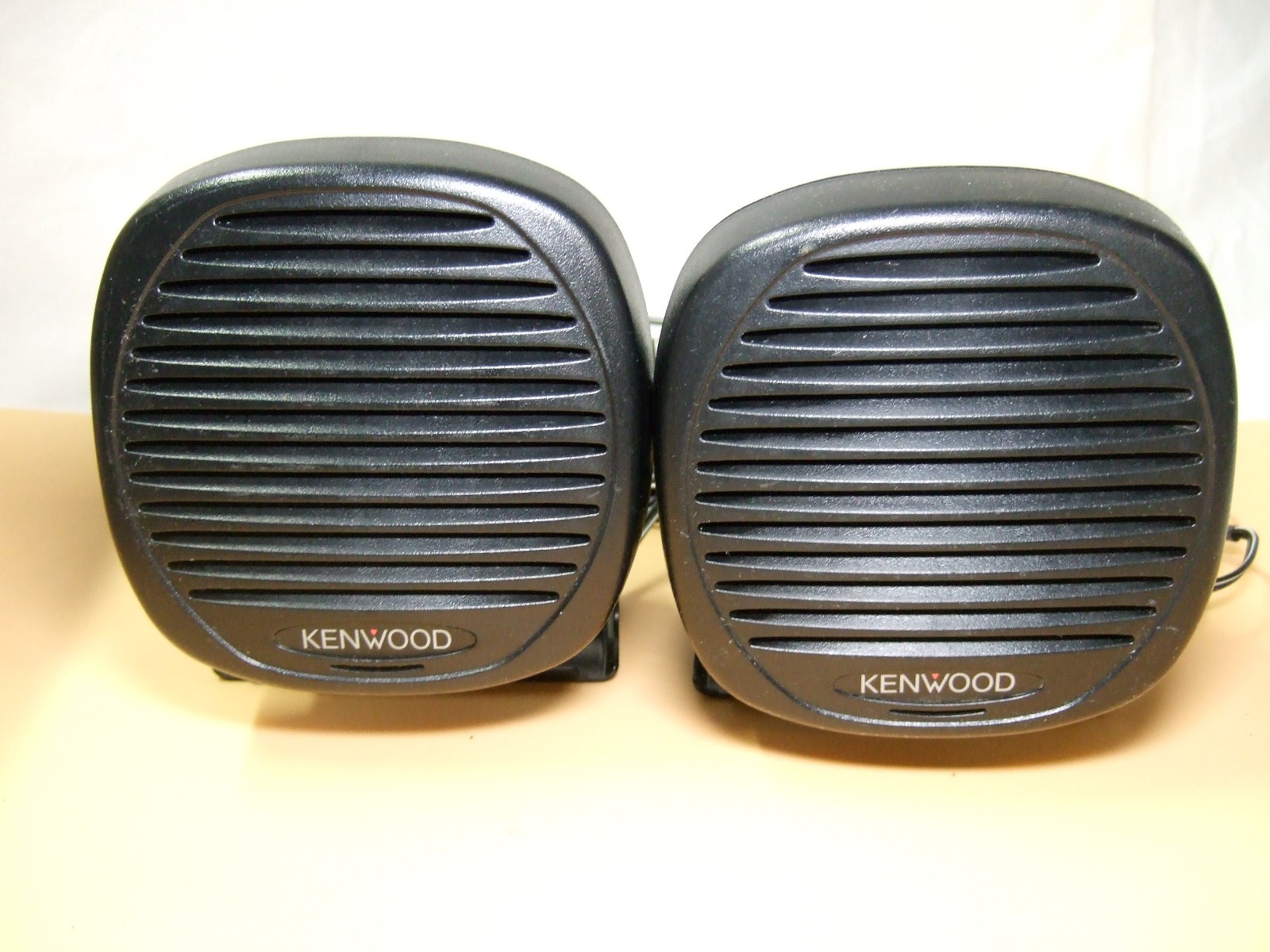 Lot of 2 Kenwood KES-5 External Rugged Mobile Vehicle Speake