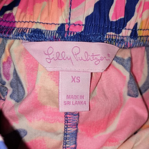 Lilly Pulitzer Shorts Damen XS Ocean View Brilliant Blue Catch and Release Neu - Bild 5 von 6