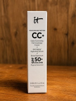 IT Cosmetics CC+ Cream Illumination with SPF 50, NEUTRAL TAN - New in Box