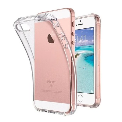 Clear Soft TPU Slim Bumper Protective Case For iPhone 5, 5s, SE 1st Gen. 2016 4''