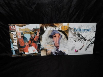 Lot 3 Iditarod Alaska Dog Sled Race Programs 2008 2014 Lance Mackey Trail Map AK