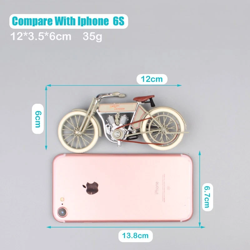 Maisto 1/18 Scale Classic 1909 HD Harley TWIN 5D V-TWIN Model Motorcycle Bike - Image 4 of 4