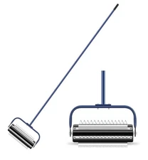 14’ Stainless Steel Roller Pond Rake, Lake & Pond Weed Removal Tool Weeds Roots