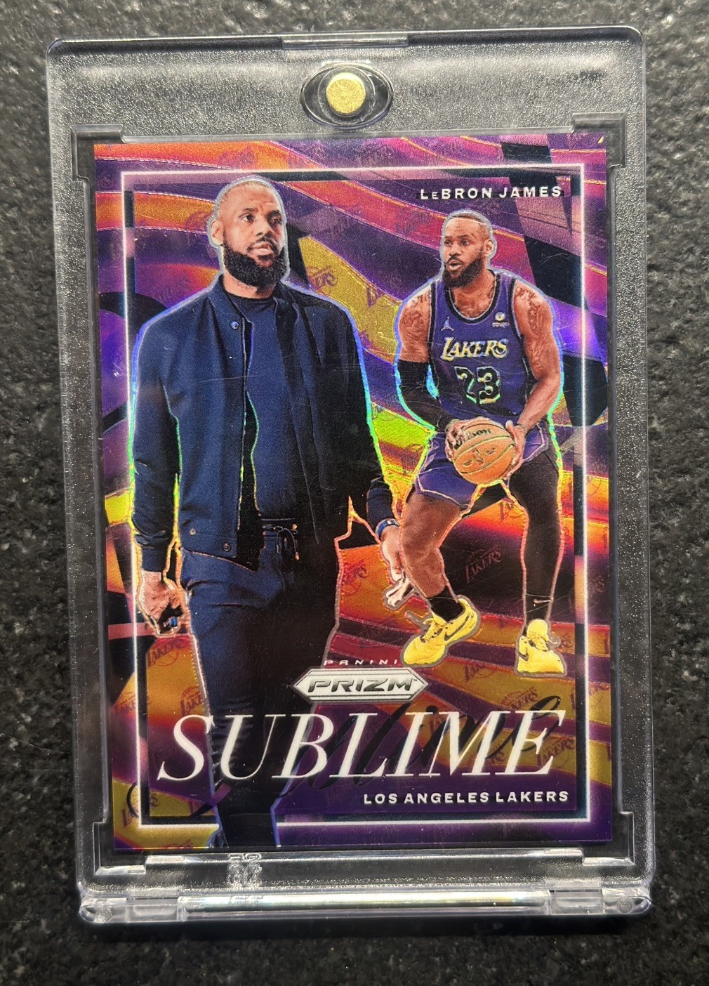 2024-25 Panini Prizm LeBron James #22 Sublime Case Hit SSP