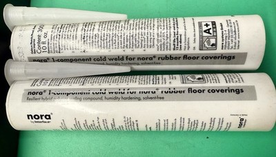 (2) NORA 10oz/300ml 1-COMPONENT COLD WELD STONE ACOUSTIC FLOORING ADHESIVE