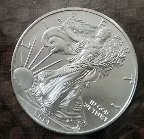 American Eagle Walking Liberty 1 oz Fine Silver 2014 Lot of 3