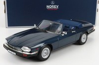 Norev 1/18 Jaguar Xj S Cabriolet 1988 Blau Statisches Modell Diecast