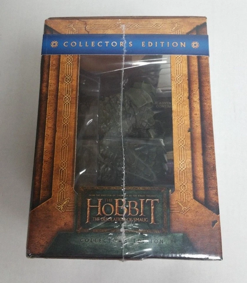 Hobbit Desolation of Smaug 3D Blu-Ray Collector with Bookends/Statues NEW SEALED - Image 3 of 3