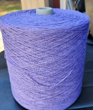 6/2 Lavendar Cotton Cone Yarn, Machine Knitting, Weaving, Crochet Yarn