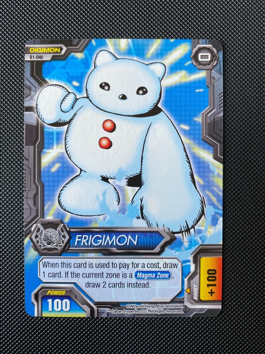 B1-046 Frigimon Digimon Fusion New World Card Game DigiBattle B1-046 Frigimon Digimon Fusion New World Card Game DigiBattle