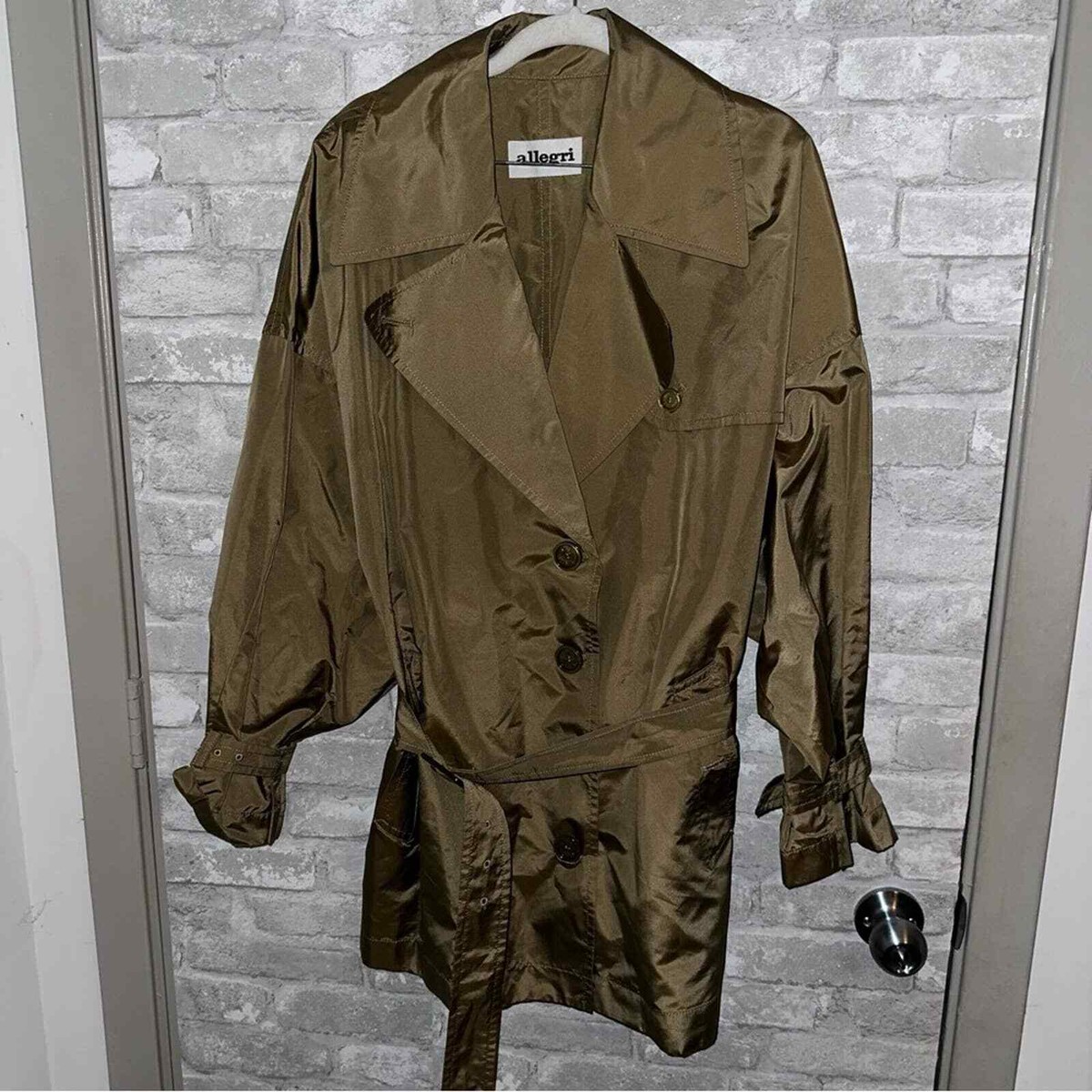 70-80s allegri made in italy trench coat Allegri Jackets & Coats