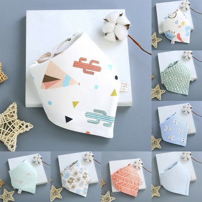 Newborn Kid Baby Girls Boys Cotton High Quality Saliva Towel Dribble Bandana Bib Ebay