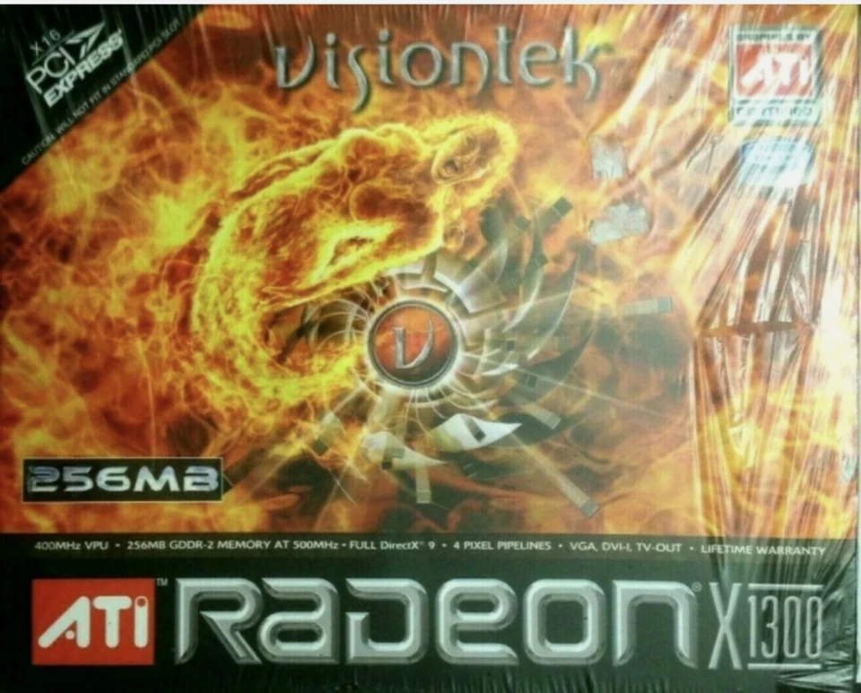 VisionTek ATI Radeon X1300 (900096) 256MB GDDR2 SDRAM PCI Express x16... - Image 2 of 3