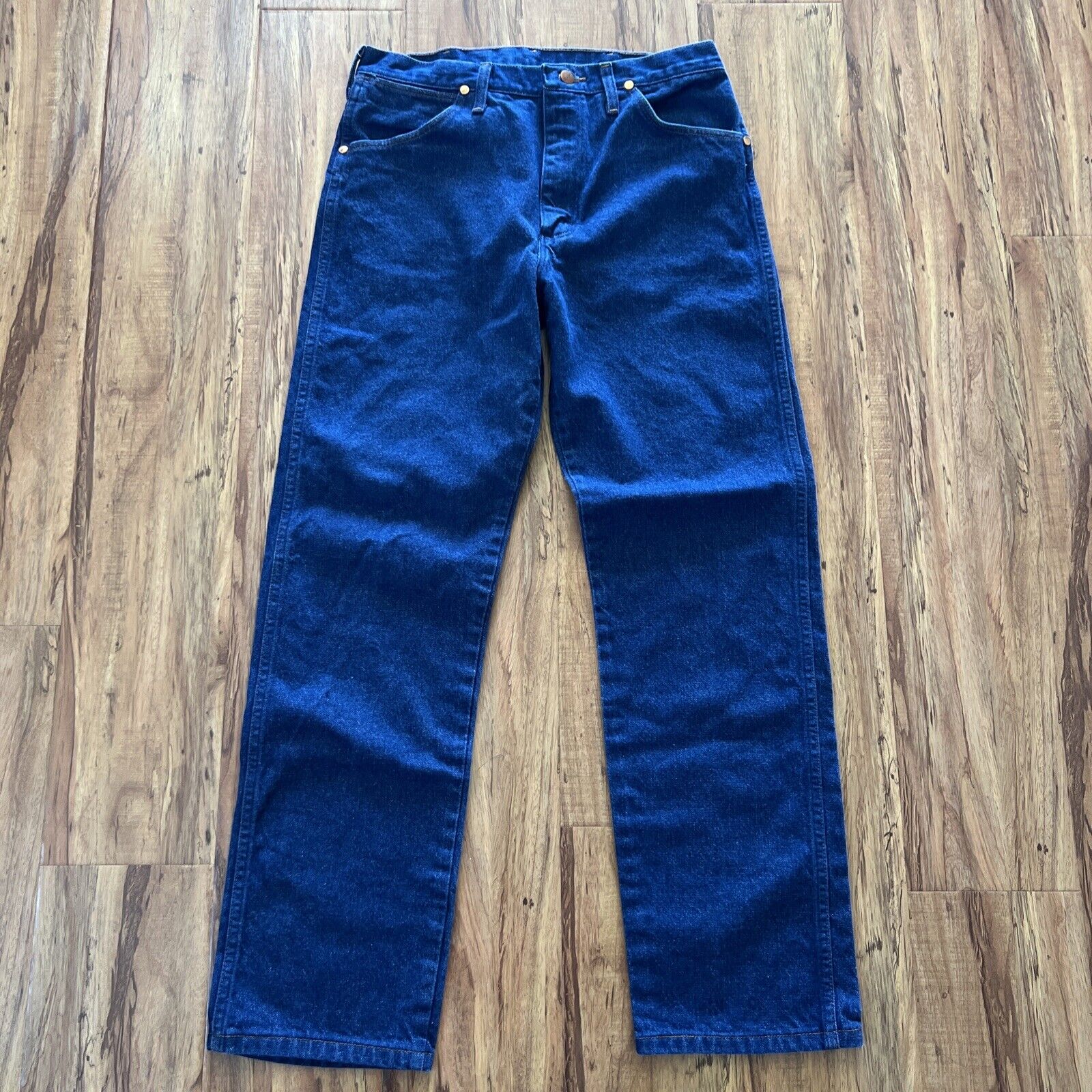 Wrangler 13MWZ  Denim Blue Men's Jeans Tag 34x31 … - image 3