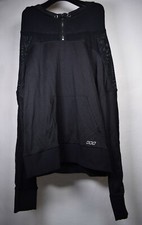 Lorna Jane Active Luxe Hoodie Mesh Black L Womens