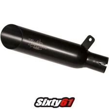 Voodoo Exhaust GSXR 1000 2005 2006 Suzuki Slip On Black 05 06 Shorty