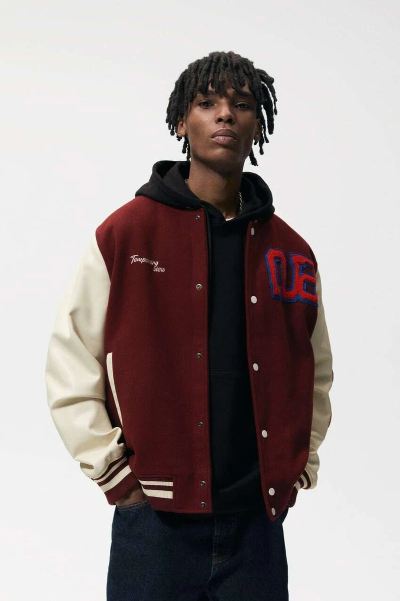 Zara bomber jacket with clearance patches
