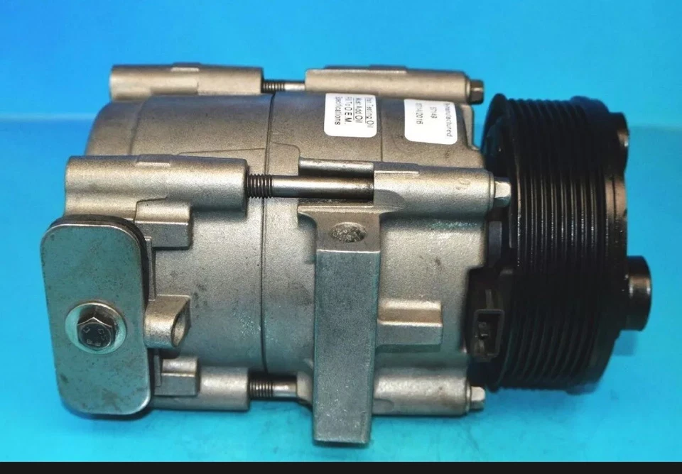 Compresor de aire acondicionado compatible con Ford E150 E250 E350 Econoline 1997-2001 4,6 L 5,4 L R57149 Foto 4 de 4