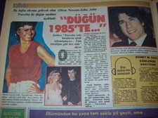 OLIVIA NEWTON JOHN-OLYMPIC GAMES-LOS ANGELES-LIONEL RICHIE-FALCON CREST 12346