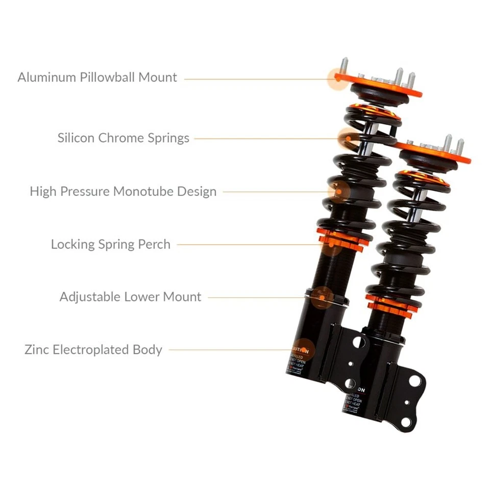 Volkswagen Golf Jetta Ksport 1999-2005 Coilovers Kontrol Pro descenso ajustable Foto 4 de 4
