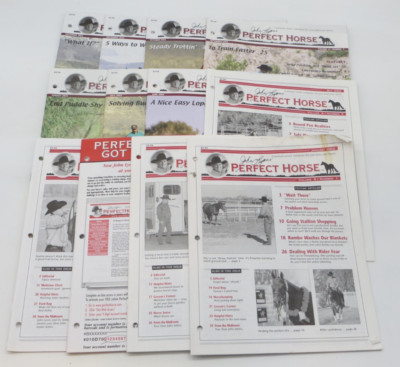 JOHN LYONS PERFECT HORSE Magazine 2003 Full Year lot of 12 Issues training care
