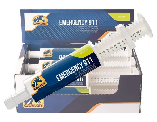 Cavalor Notfall 911 6x50g Spritze unterstützt das Verdauungssystem Nahrungsergänzung