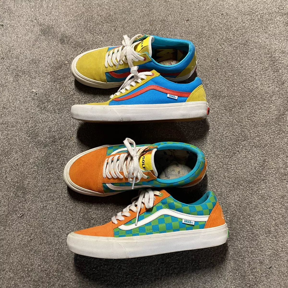 Size - Golf Wang x VANS Old Skool BUNDLE!! Tyler Odd VERY RARE eBay