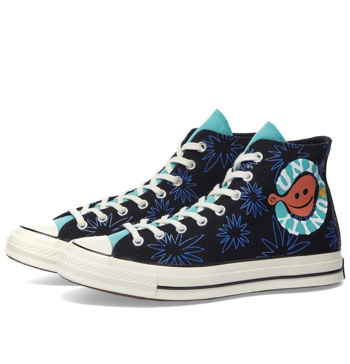 NIB Converse Chuck 70 High Sunny Floral Size Mens 7.5 Womens 9.5. Converse Chuck 70 High Sunny Floral - Be Nice for Sale  main image 4