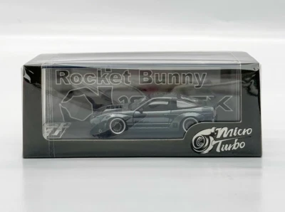 MT 1:64 JDM Gray Silvia S13 180SX Rocket Bunny Model Diecast