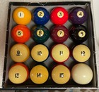 CLEANED & POLISHED ARAMITH “CROWN STANDARD” SERIES POOL BALLS (COME IN BOX) (5) — photo 1