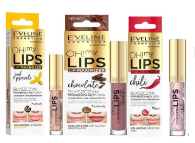 Eveline Oh My Lips Volumizing Plumping Lipgloss Chocolate Bee Venom Chili 4,5ml