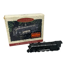 Hallmark Keepsake Ornament 700E Hunson Steam Locomotive Die-Cast Metal 1996