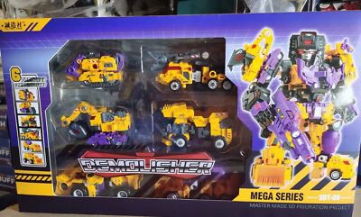 Master Made SDT-09 Demolisher Devastator Limited Yellow Ver. Figure Full Set