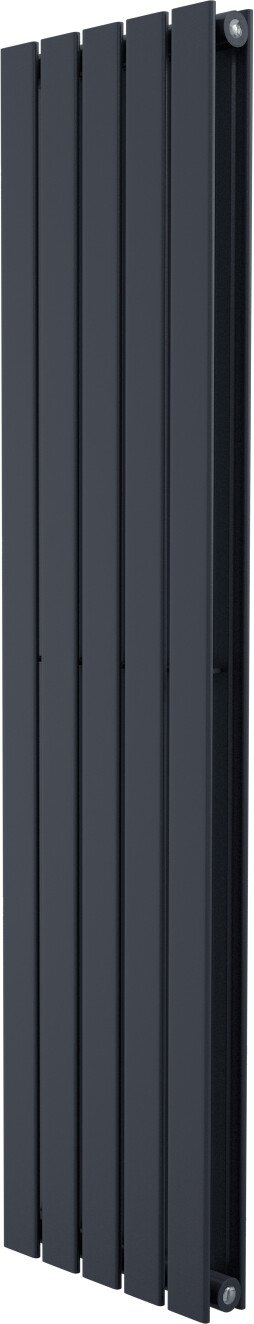 UK Radiators 1400x340mm Wide Double Panel Anthracite Designer Radiator 2600btus