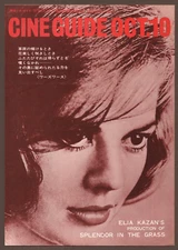 Splendor in the Grass 1961 RARE LOCAL Chirashi flyer Elia Kazan Natalie Wood JP