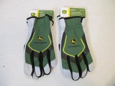 John Deere Mens All-Purpose Utility Glove, Green  Gray, Size L or XL
