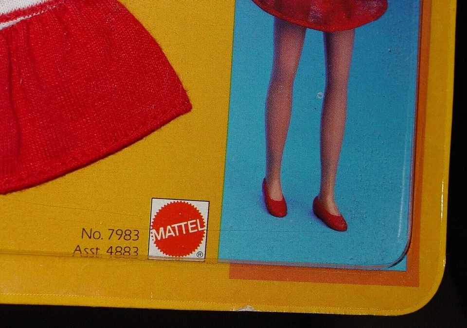 Barbie Mattel 1984 patrón tan activo traje de moda nuevo todavía en paquete #7983 Foto 2 de 4