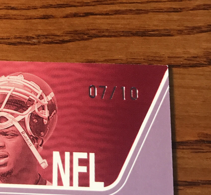 2004 Fleer Authentix Jersey Authentix STAND ROOM RARE Clinton Portis #’d 07/10 - Image 3 of 4