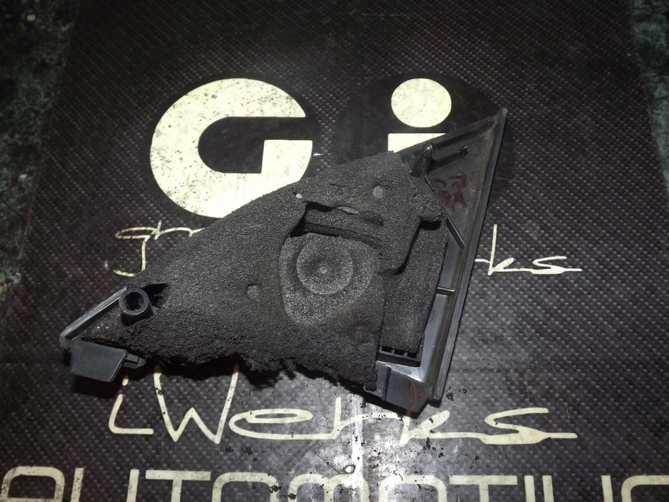 Cubierta interior del espejo retrovisor de puerta del lado del conductor OEM 87-91 USDM Toyota Tercel Coupe FL Foto 2 de 3