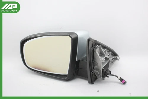 ✅ 07-13 BMW E70 X5M Left Driver Side Power Mirror Automatic w/ Camera Silver OEM