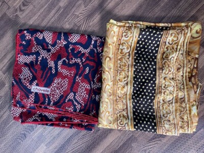 Lot of 2 - Women's Assorted Brands, Multicolored Scarves
