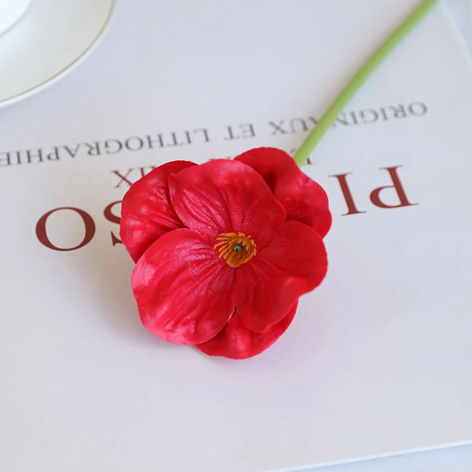 Flower Arrangements Artificial Flowers Plastic Flower Poppy Artificial Flowers η - Image 2 of 4