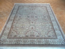 8 X 10 Hand Knotted Hadji Jalili Tabriz Fine Oriental Rug Beige G925