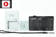  Near Mint  Canon PowerShot SX610 HS Black 20.2MP 18x Digital Camera from Japan