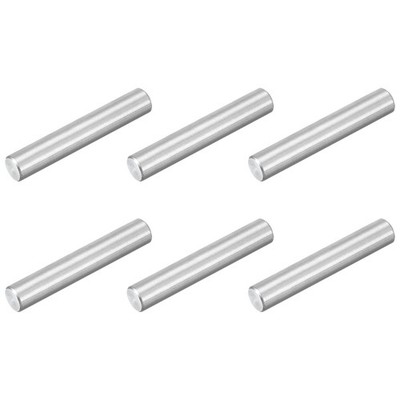 6Pcs M8x45mm 304 Stainless Steel Dowel Pin, Cylindrical Shelf Support Peg Pin