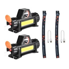 Replacement Automatic Dimming Headlight For Welding Helmet USB Rechargeable