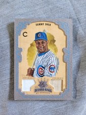 Sammy Sosa 2004 Diamond Kings DK Materials Framed Platinum Grey (#1/1)