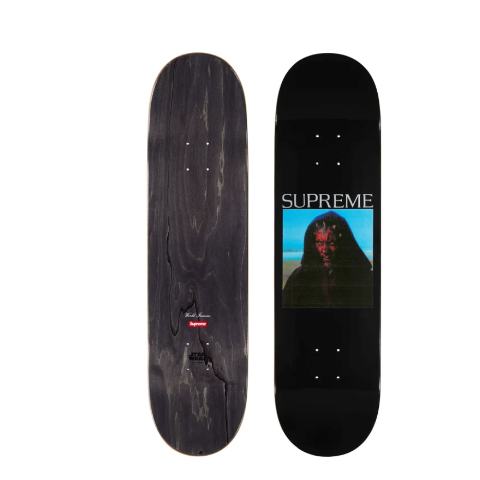 Supreme Darth Maul スケートボード デッキ SUPREME FW26 SITH SKATEBOARD STAR WARS DARTH MAUL BLACK 8.25