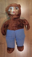 Vintage 1950s Smokey the Bear Rubber Face Plush Ideal Toy Company Tagged