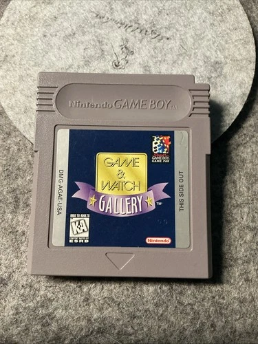 Game and Watch Gallery (Nintendo Game Boy, 1997) Authentic Tested Working